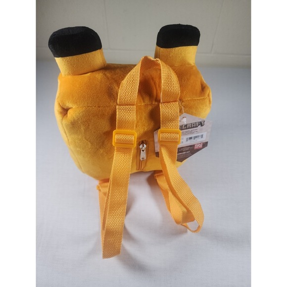 Minecraft Fox Orange Plush Mini Backpack NWT Mojang Official Zipper Child Merch - Picture 3 of 5